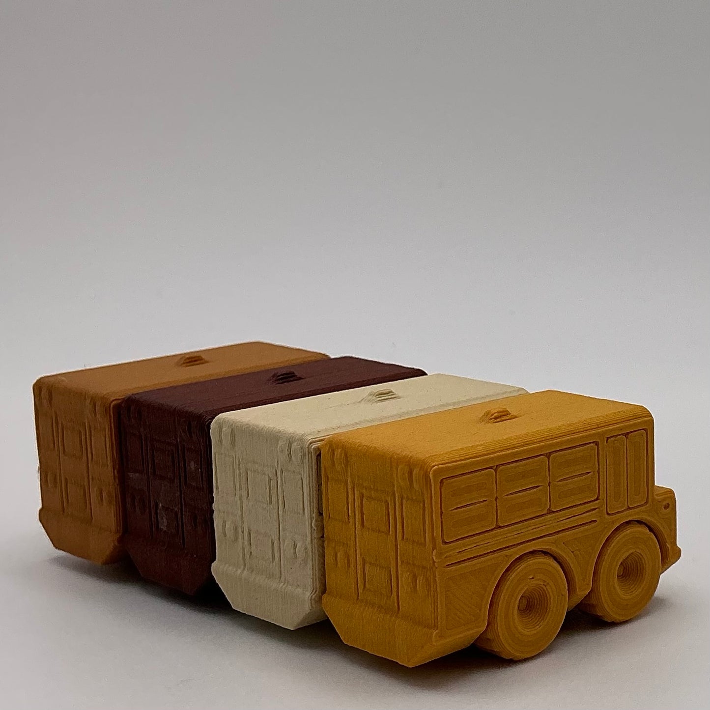 School Bus Mini Transport Vehicle Wood PLA