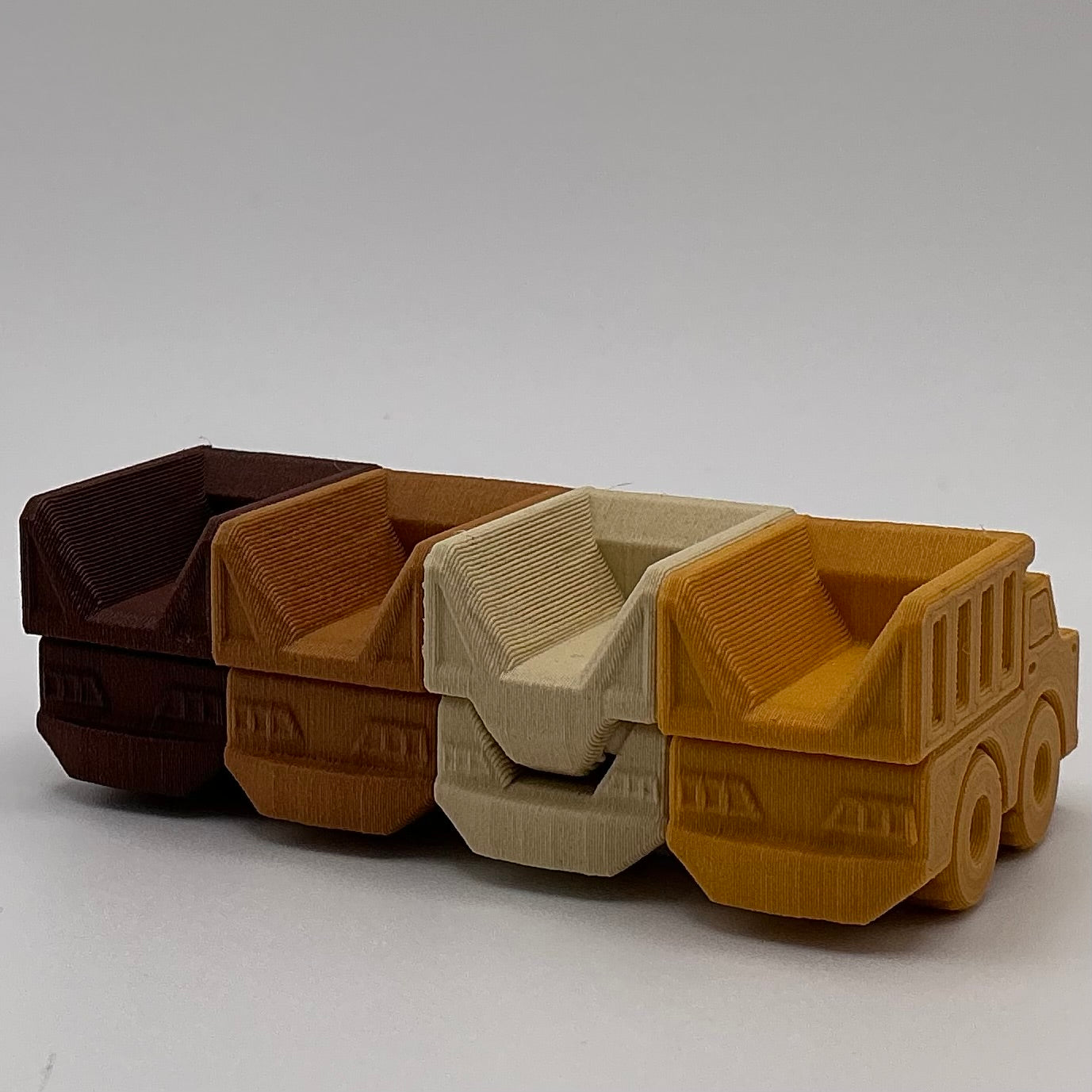 Dump Truck Mini Transport Vehicle Wood PLA