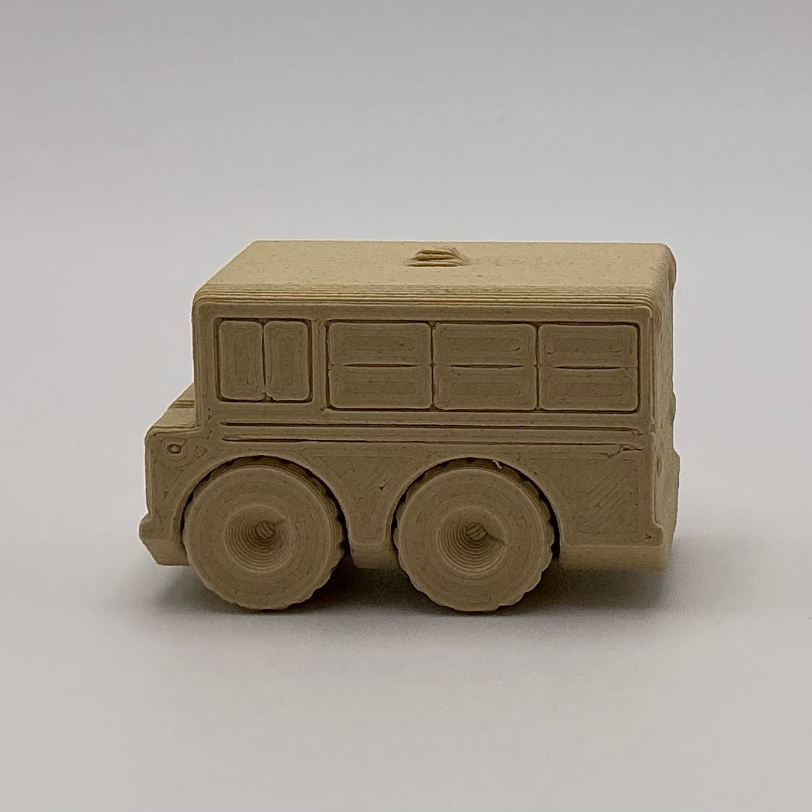 School Bus Mini Transport Vehicle Wood PLA