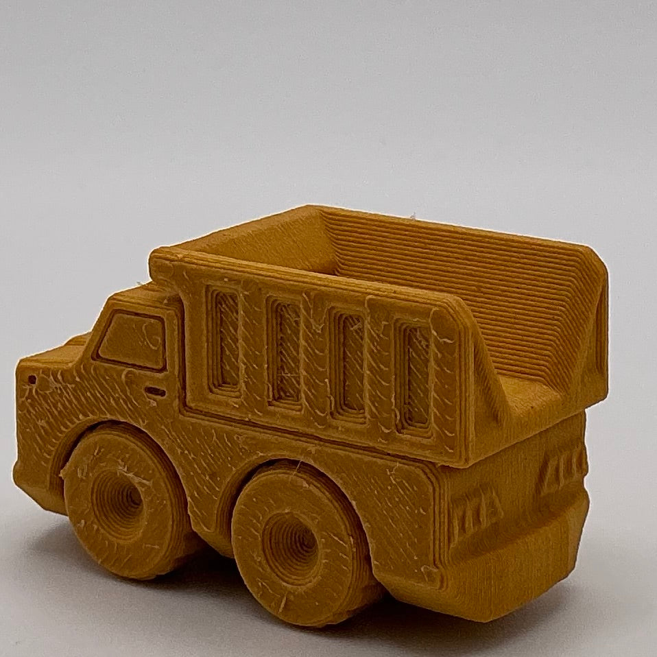 Dump Truck Mini Transport Vehicle Wood PLA