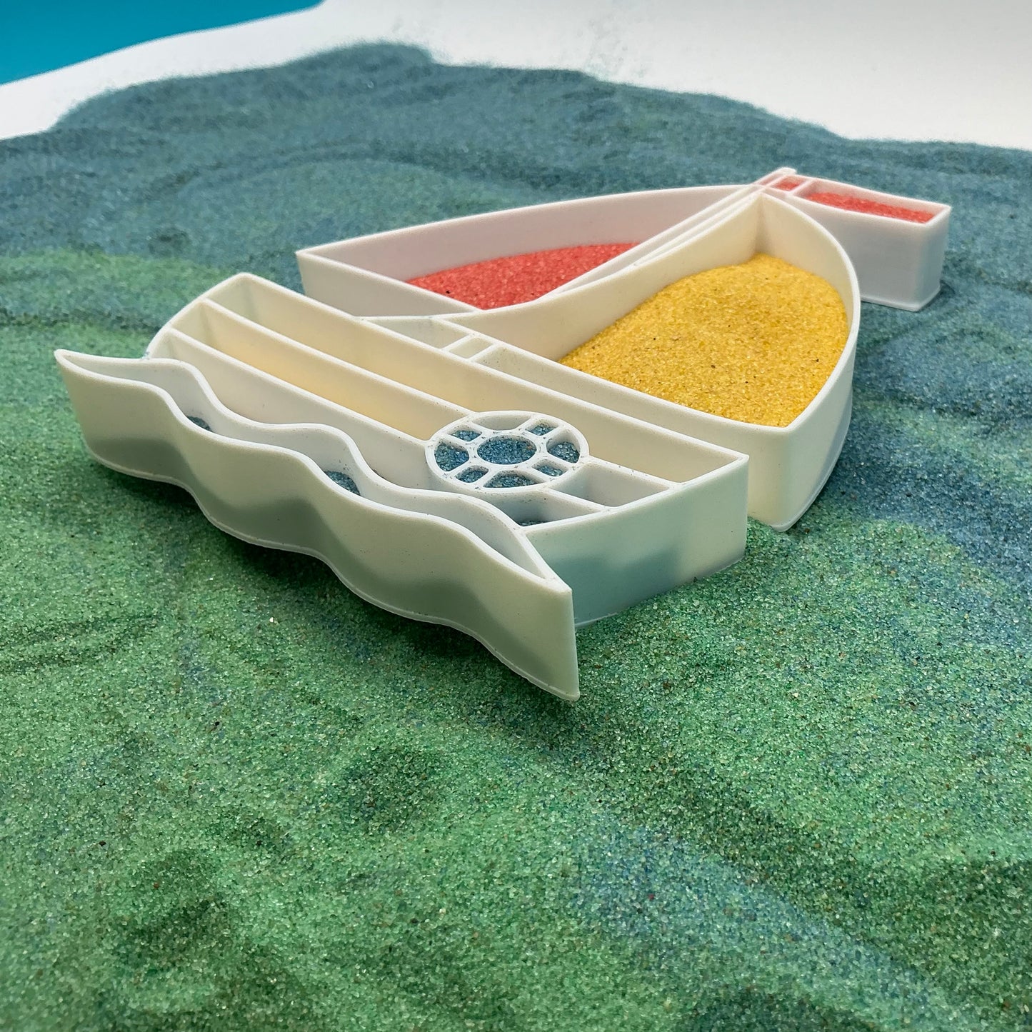 Holiday Sand Sensory Filling Trays