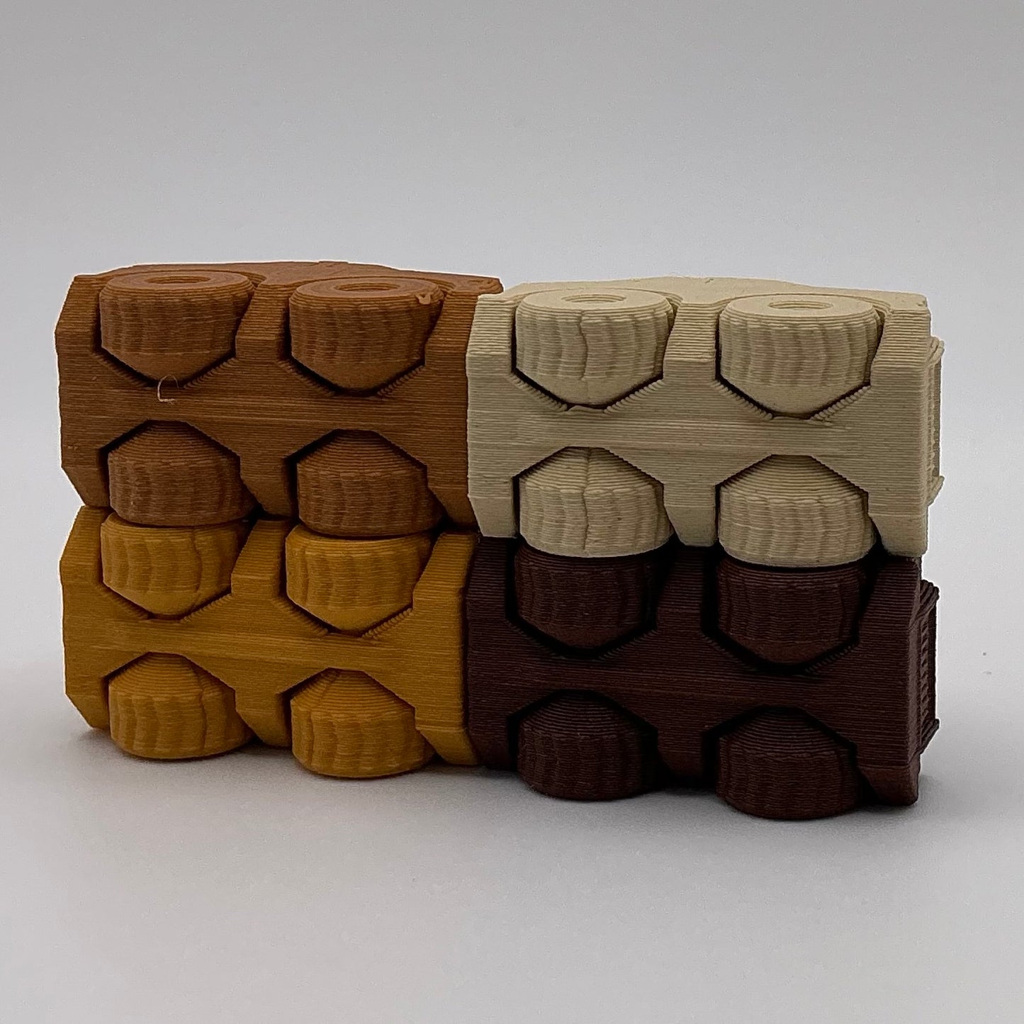 Police Car Mini Transport Vehicle Wood PLA