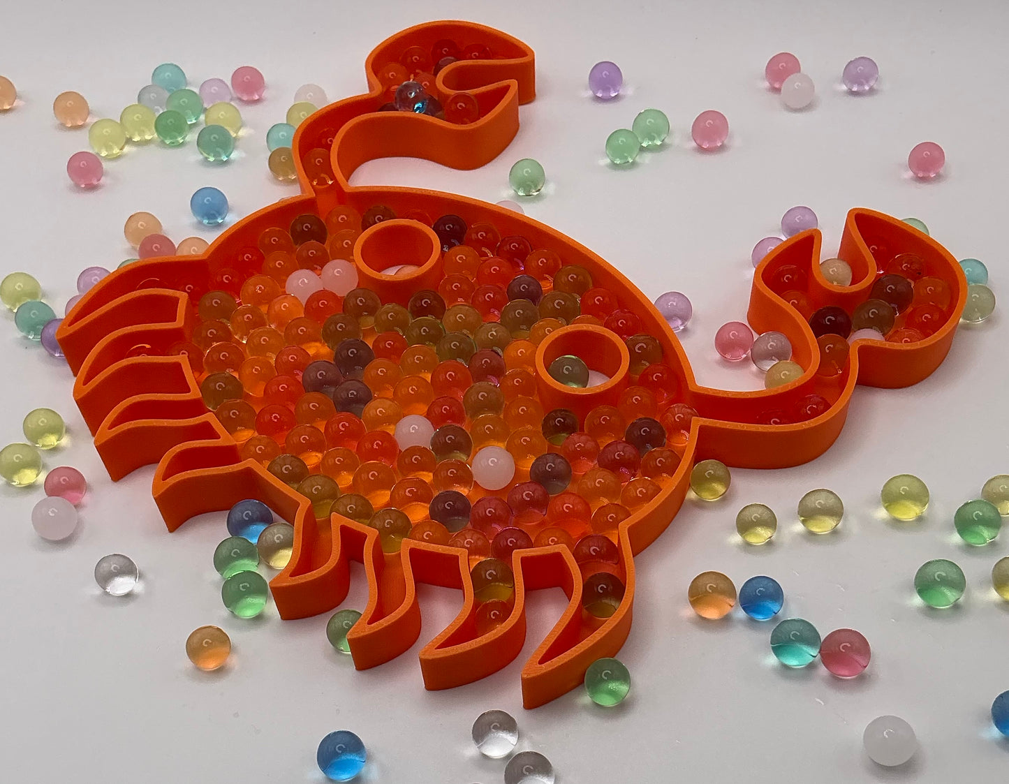 Large Sensory Filling Tray: Crab
