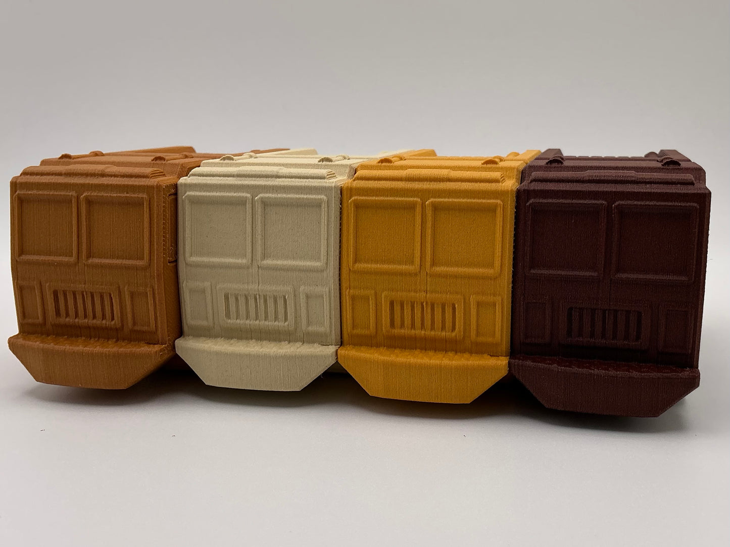 Fire Engine Truck Transport Vehicle Wood PLA