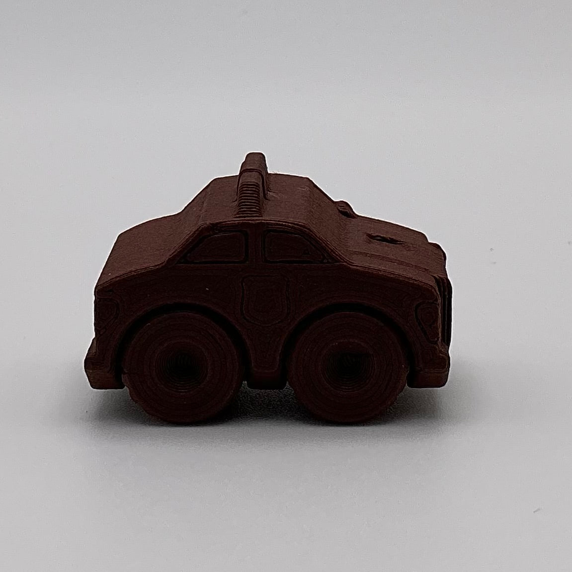 Police Car Mini Transport Vehicle Wood PLA