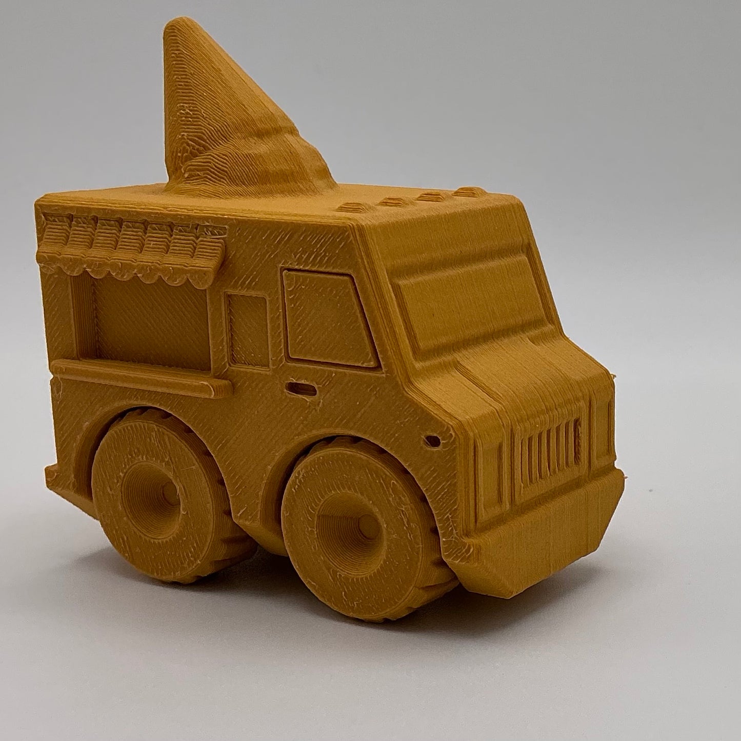 Ice Cream Van Transport Vehicle Wood PLA