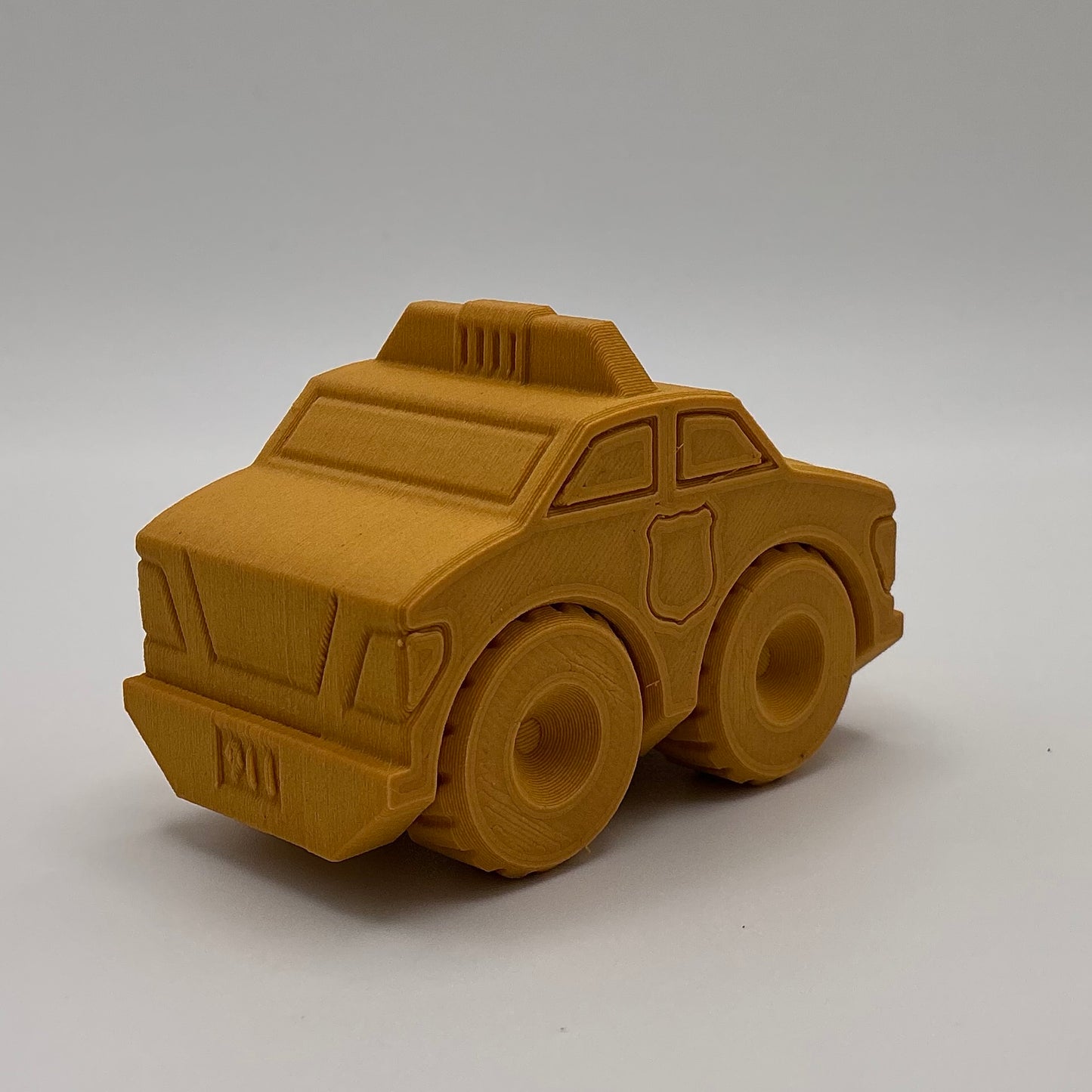 Police Car Transport Vehicle Wood PLA