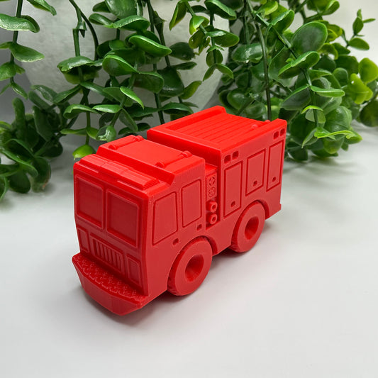 Fire Engine Truck Transport Vehicle Emergency Rescue Toy Durable Firefighter ... - alternative view