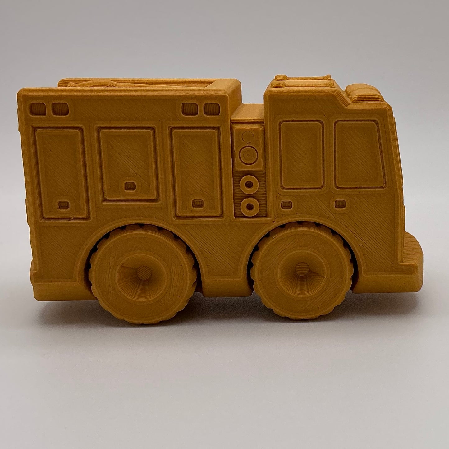 Fire Engine Truck Transport Vehicle Wood PLA