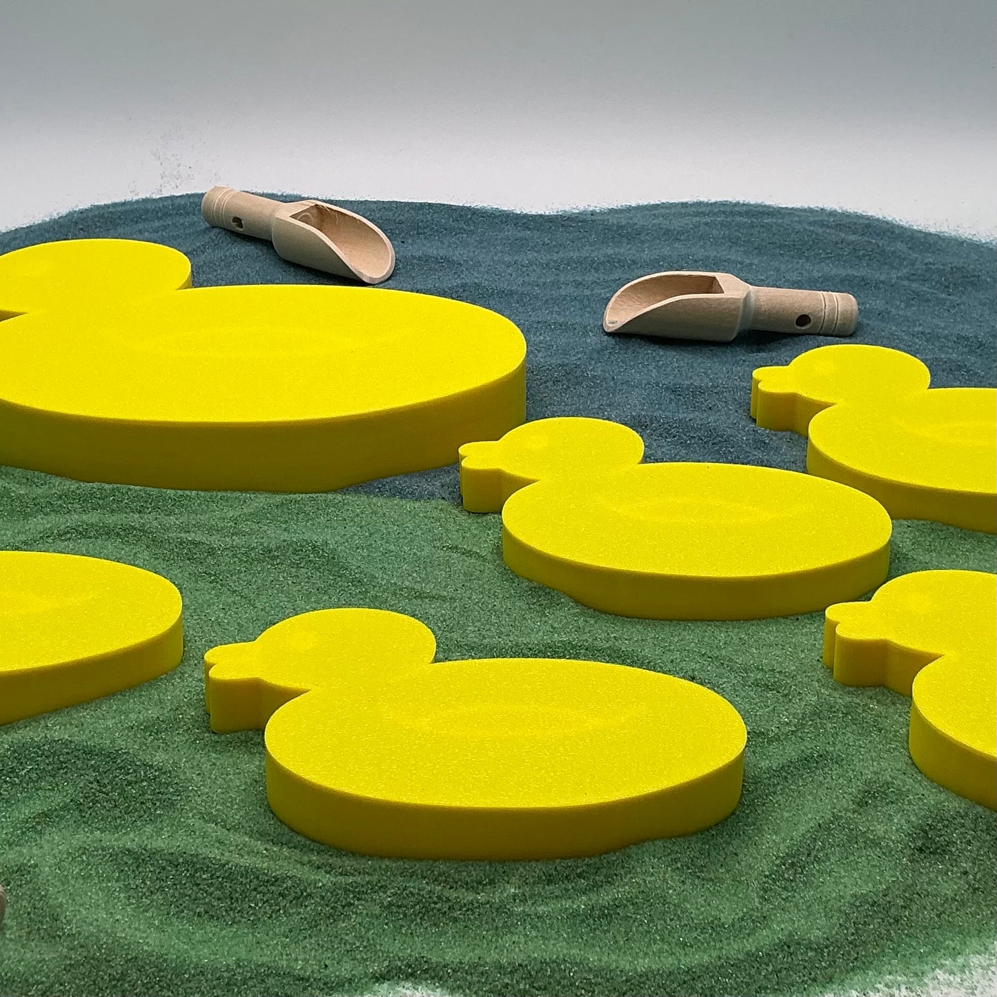 Five Little Ducks Sand Sensory Filling Trays