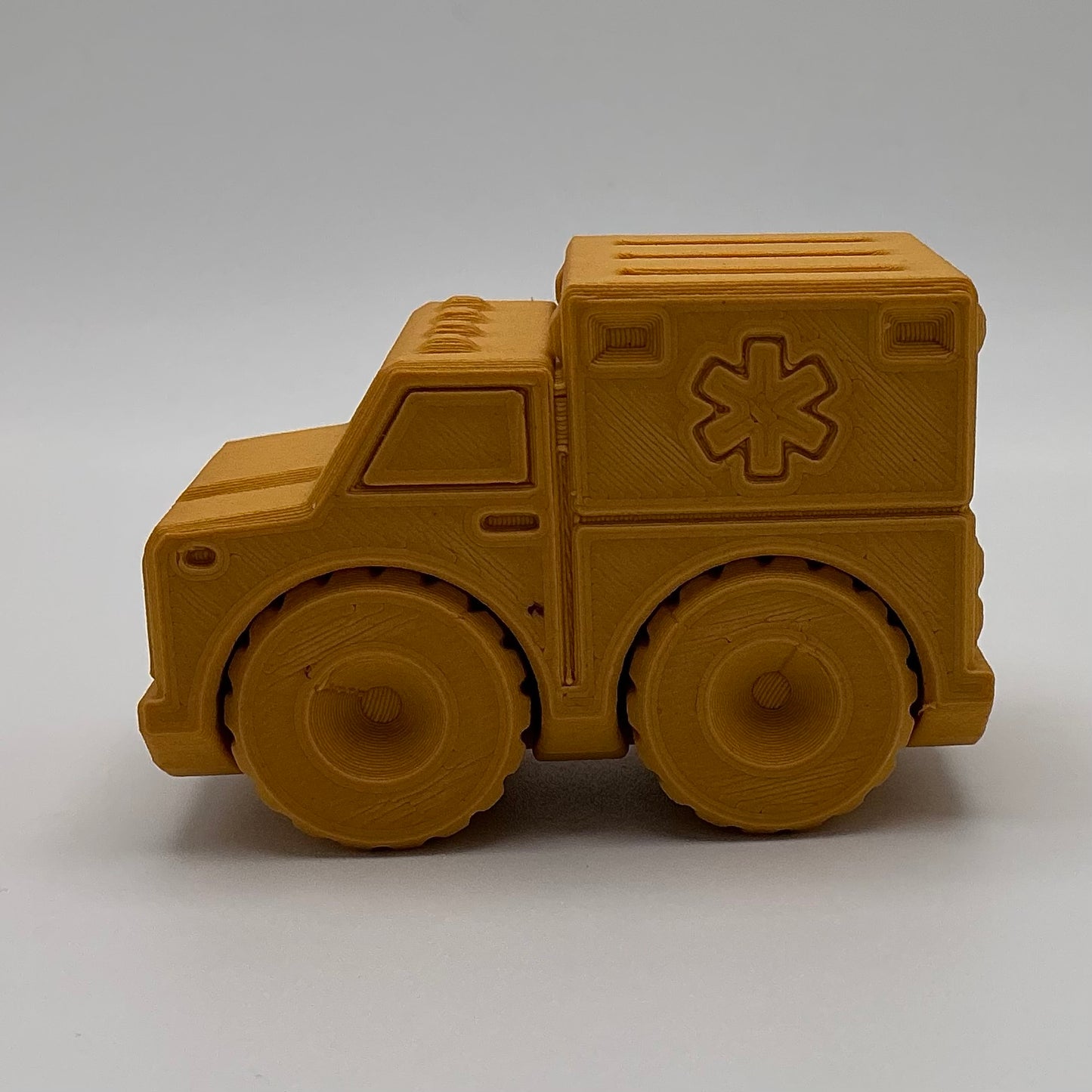 Ambulance Emergency Vehicle Wood PLA