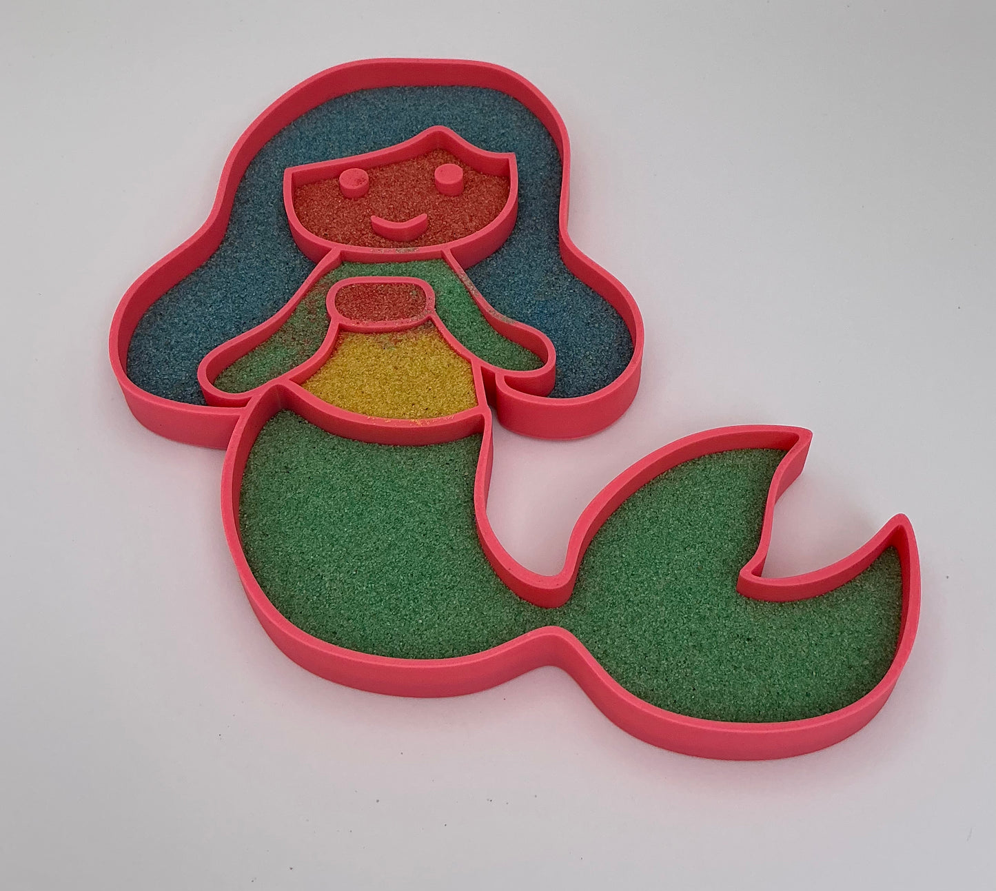Large Sensory Filling Tray: Mermaid