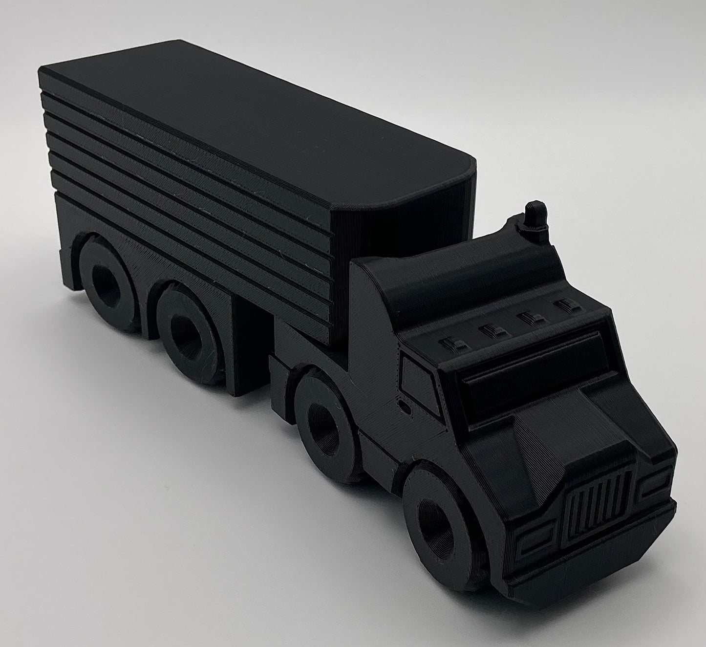 American Semi Truck Transport Vehicle