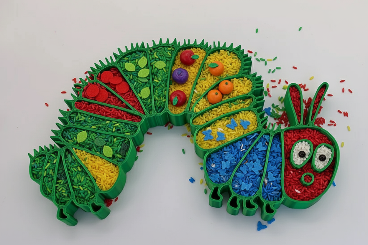 The Very Hungry Caterpillar Set Sand Sensory Filling Trays