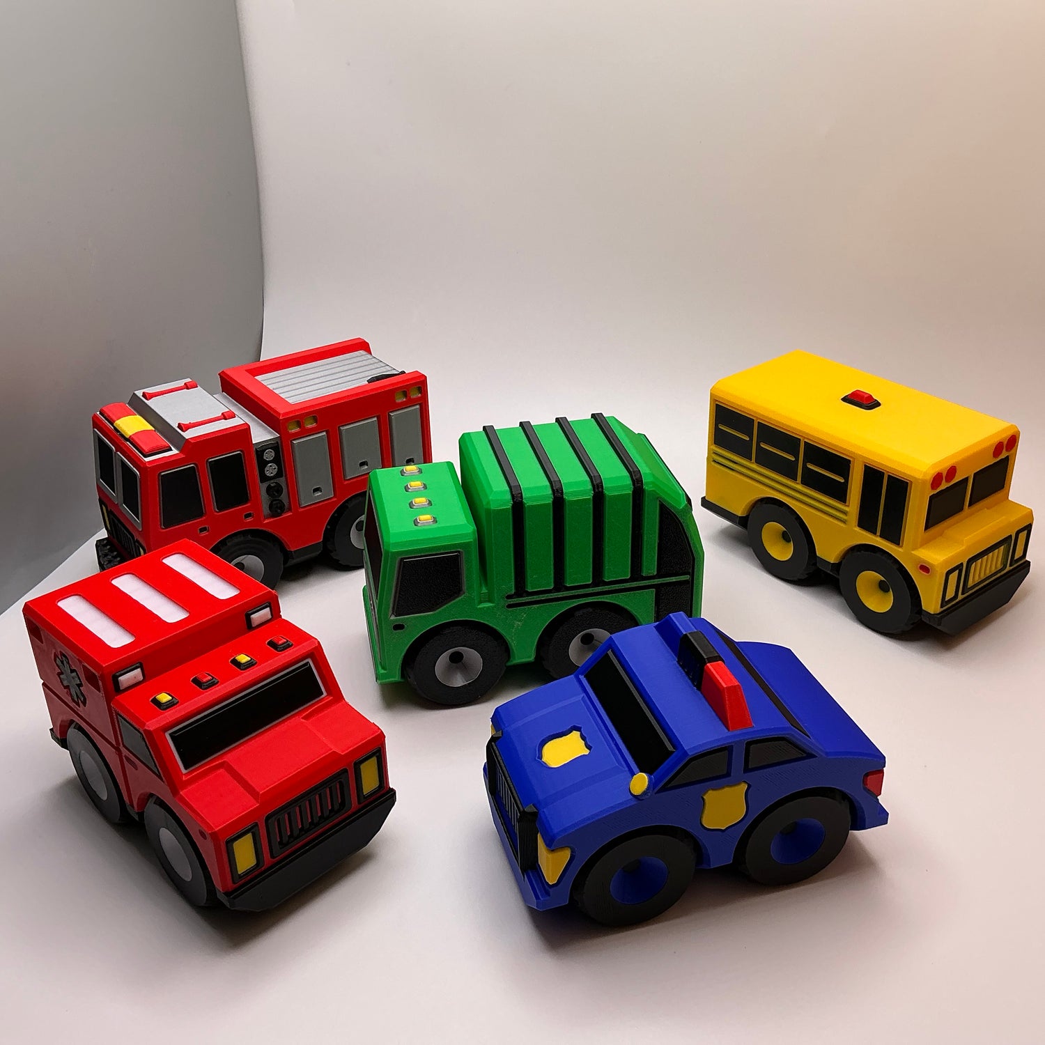 Large Multi Coloured Vehicles Collection