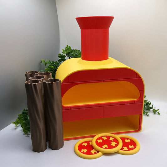 Large Pizza Oven Stove Set Kitchen Food Role Play Set 3D Printed - alternative view