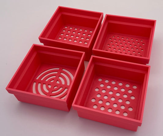 Sand and Water Sieve Toy Set Stacking Trays