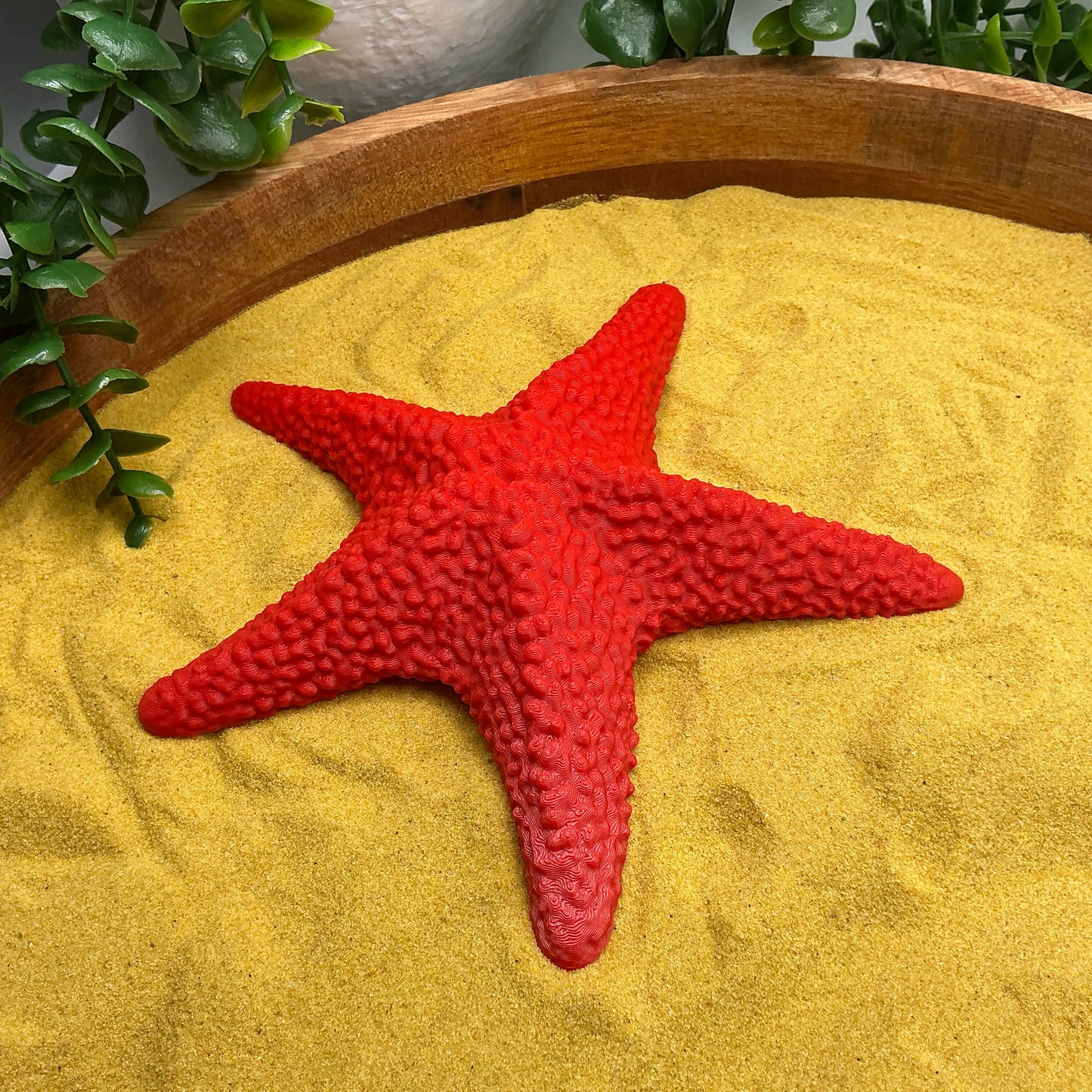 Floating Starfish Sensory Water Bath Play - close-up detail