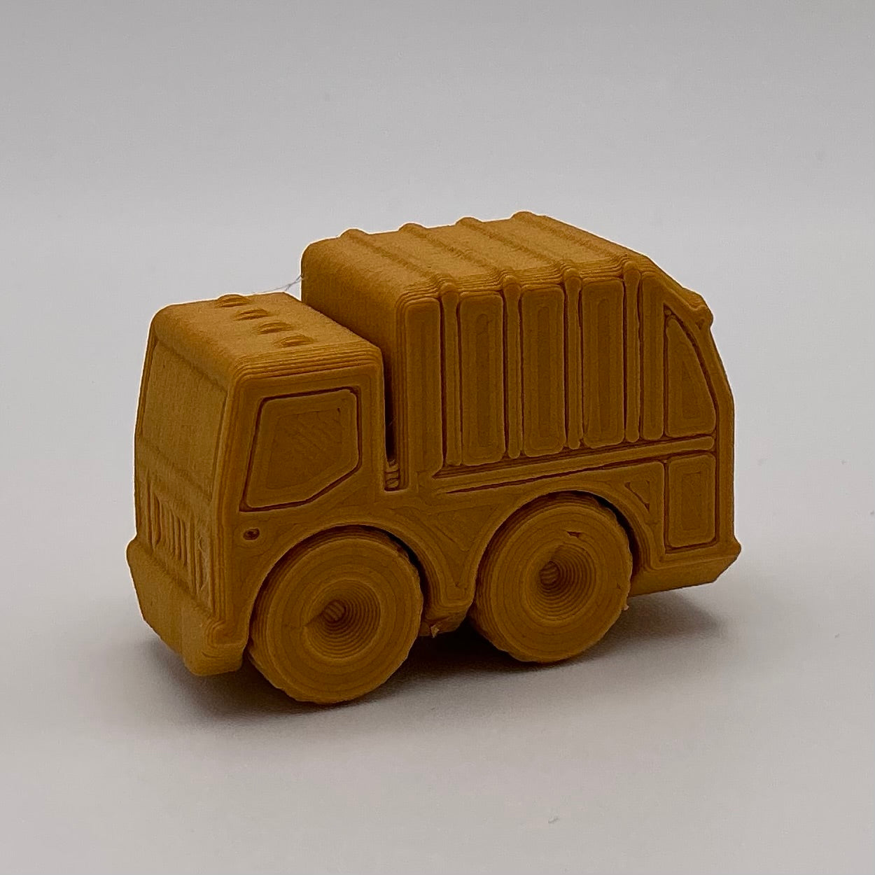 Garbage Truck Mini Transport Vehicle Wood PLA