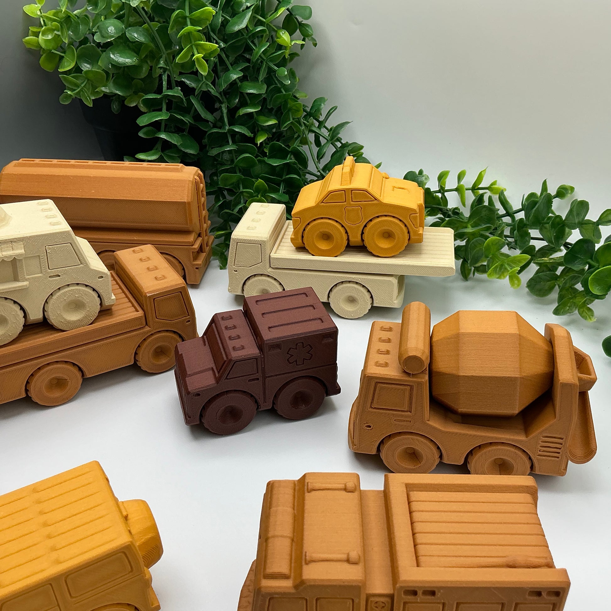 3D Printed Transport Vehicles in Wood PLA - View 64
