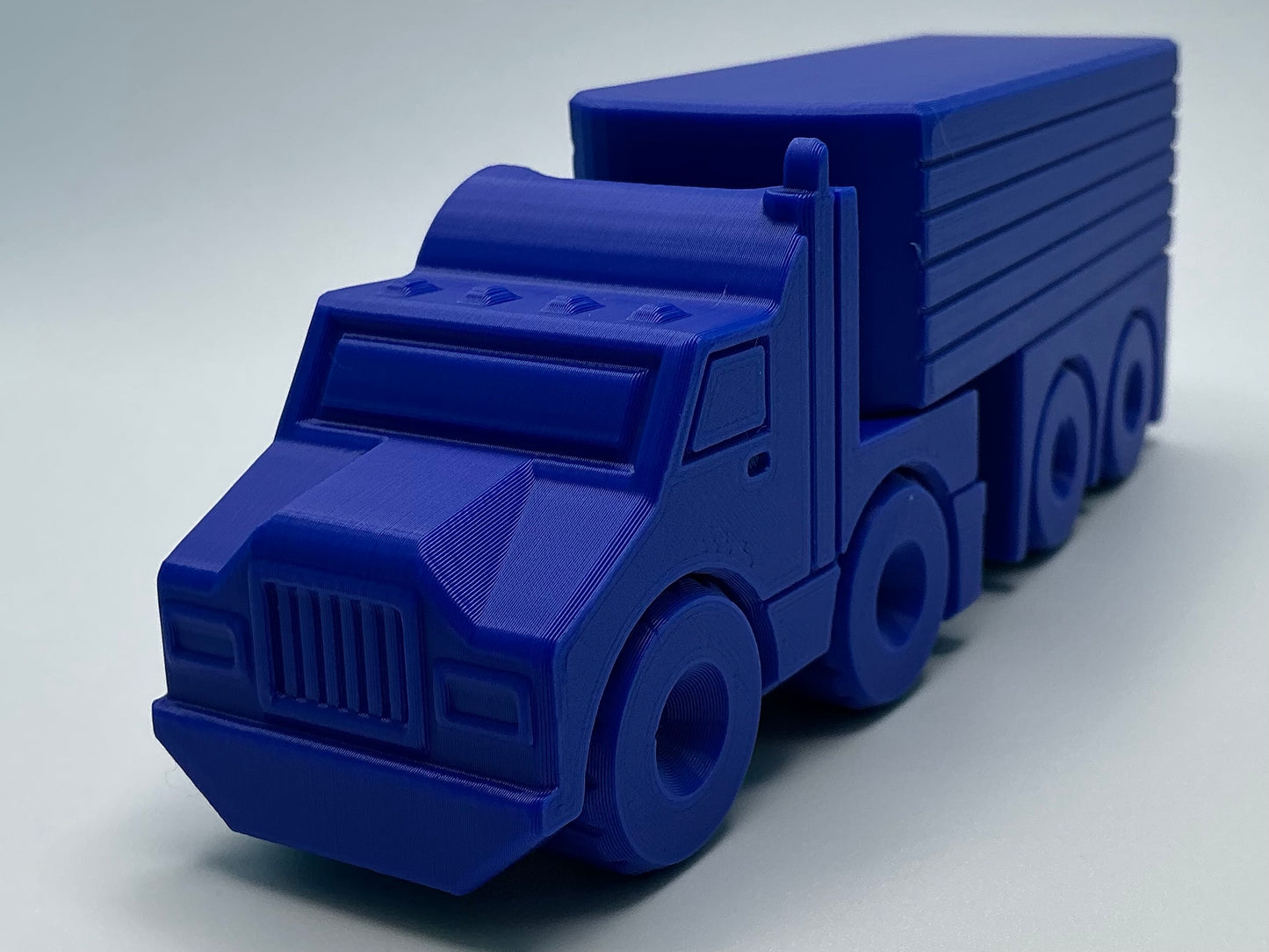 American Semi Truck Transport Vehicle