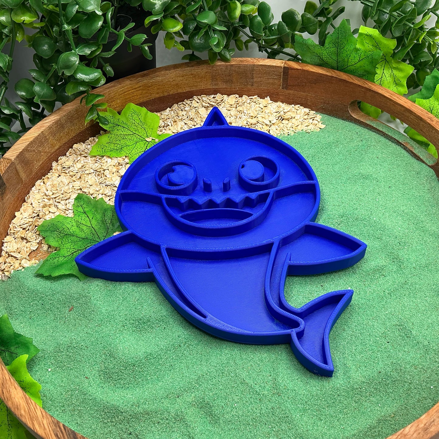 Large Shark Sensory Filling Tray Baby Family Shark Family Colour's 3D Printed Mo - View 6