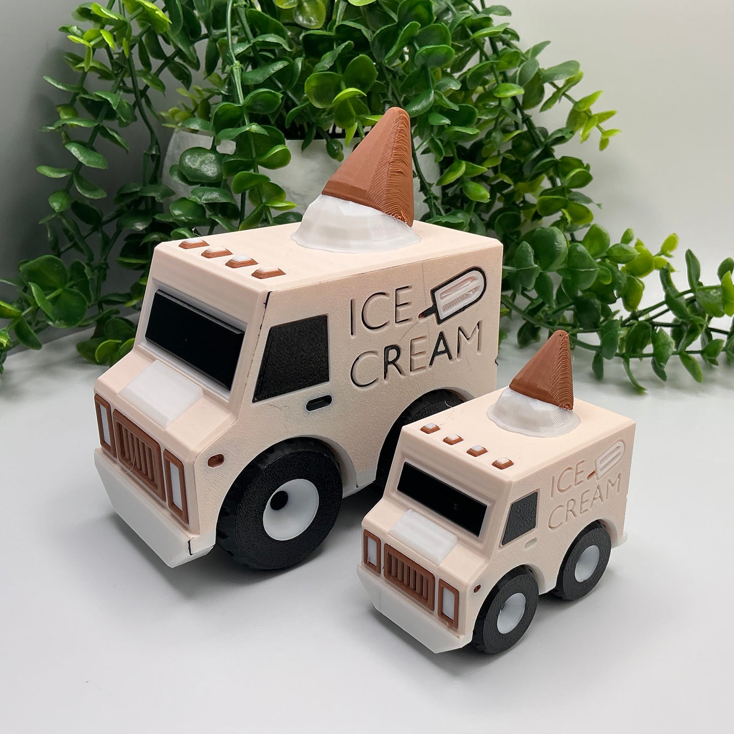 Large Ice Cream Van Truck Vehicle 3D Printed Multi Coloured Vehicle Indoor & Out - View 7