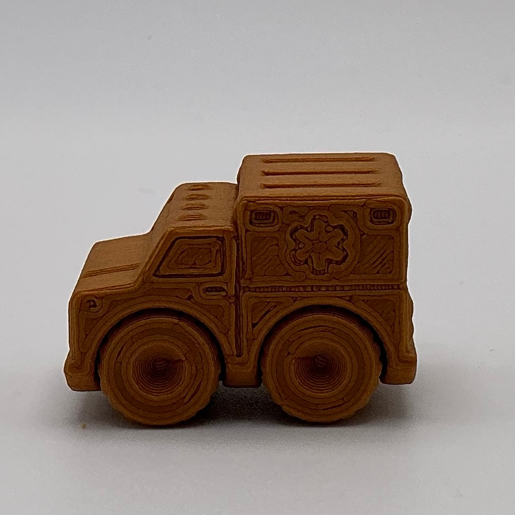 Ambulance Mini Transport Vehicle Wood PLA