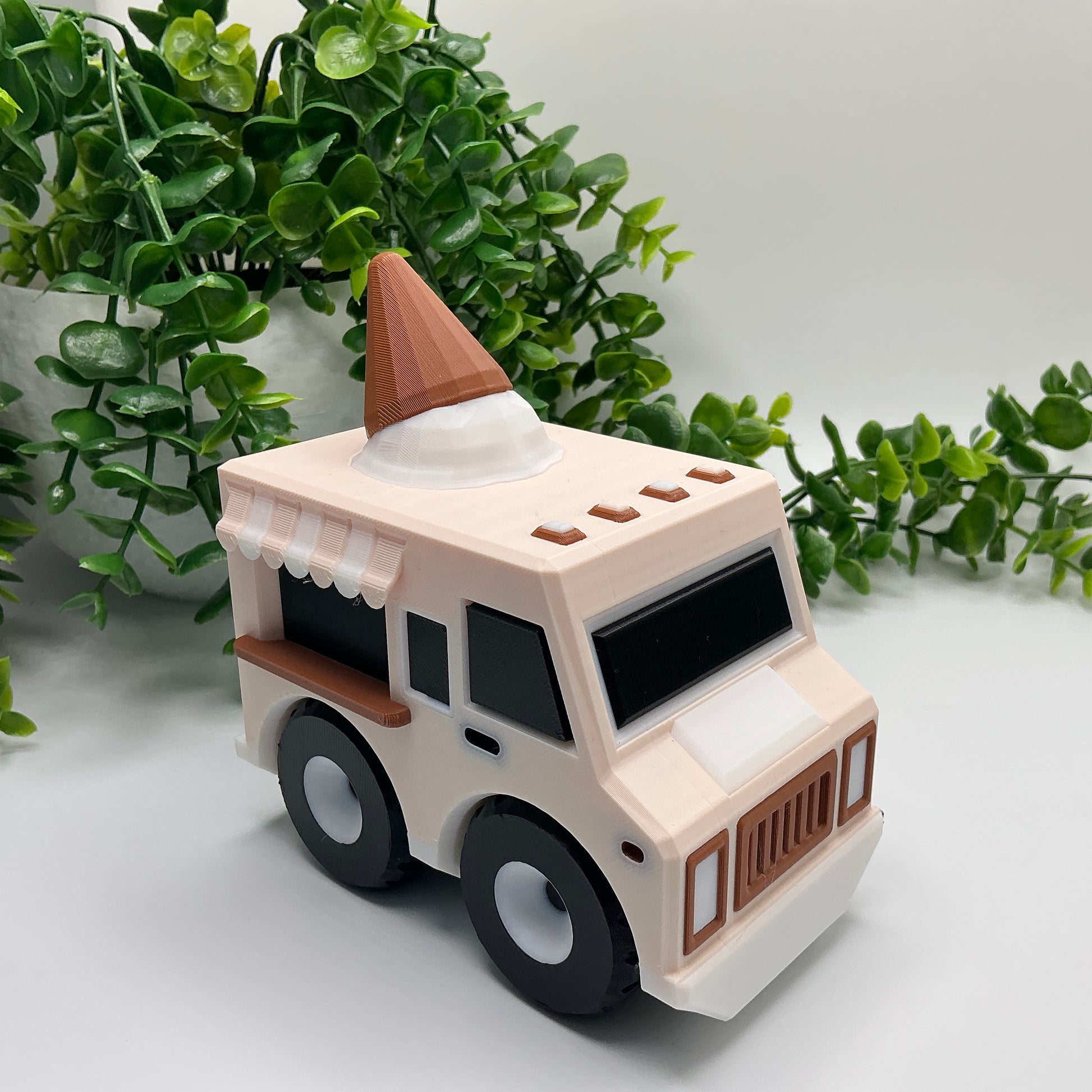 Large Ice Cream Van Truck Vehicle 3D Printed Multi Coloured Vehicle Indoor & Out - View 6