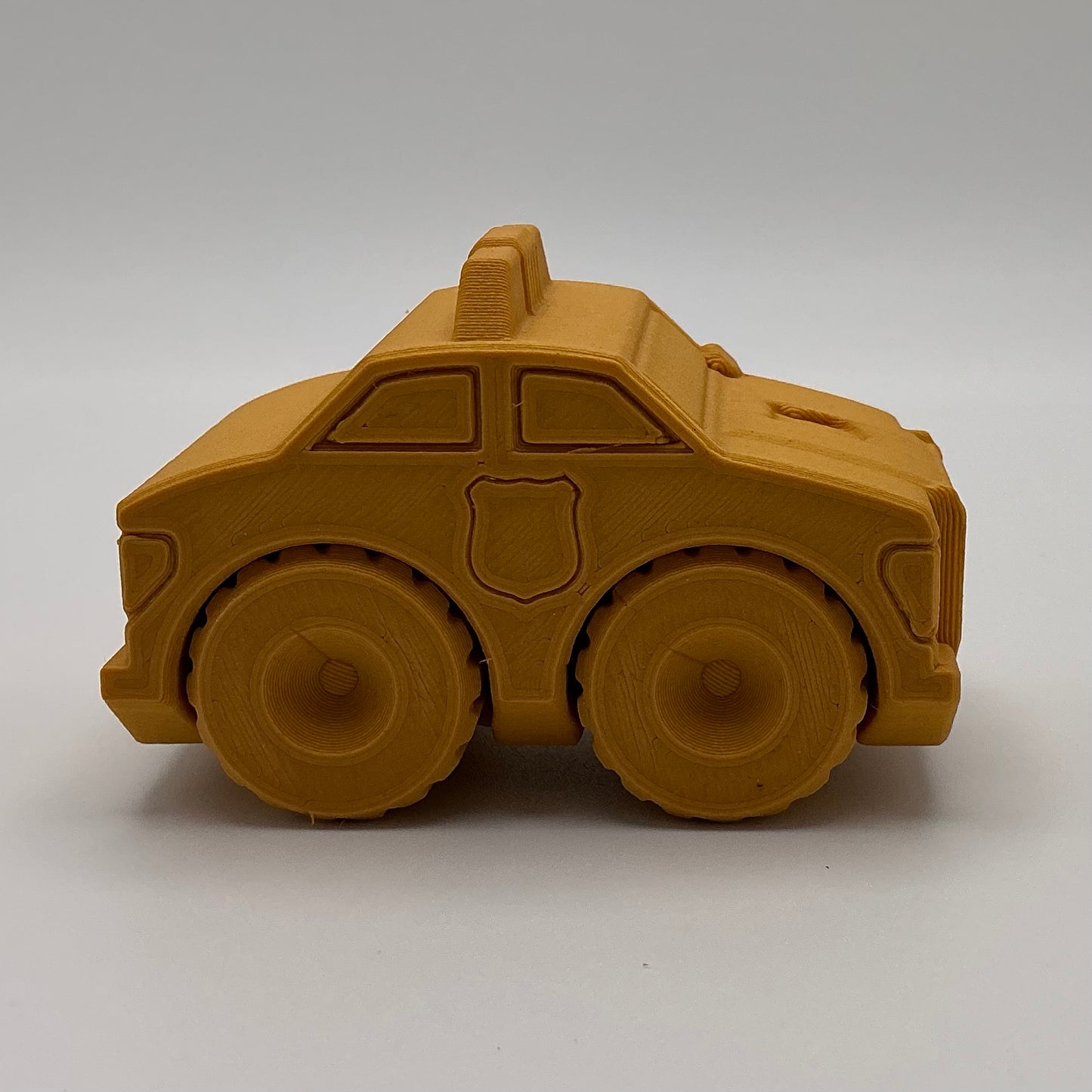 Police Car Transport Vehicle Wood PLA