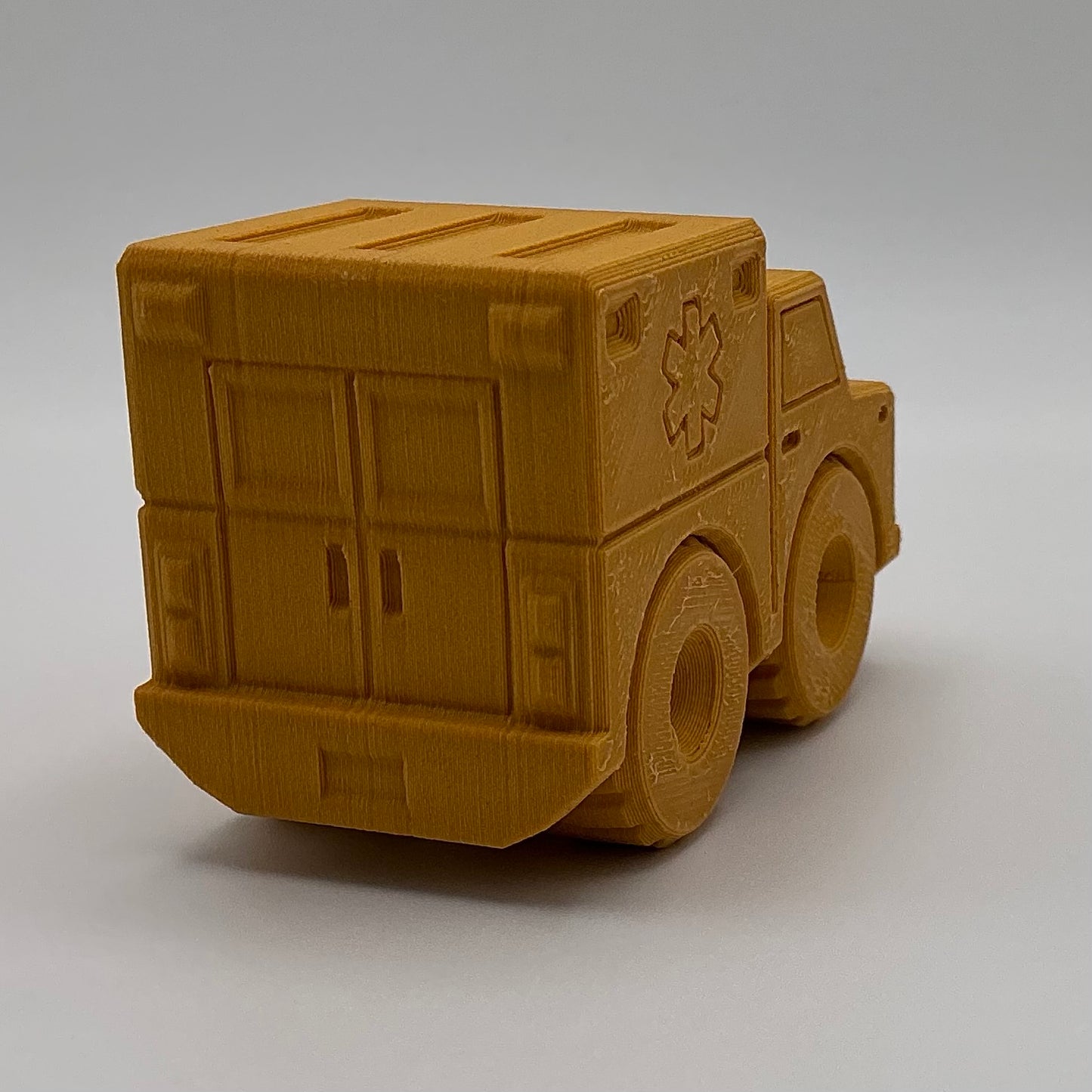 Ambulance Emergency Vehicle Wood PLA