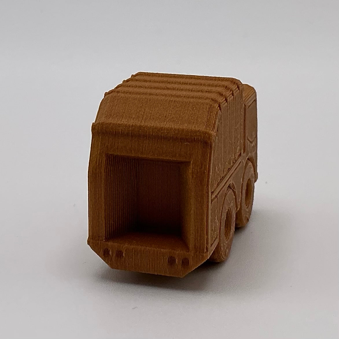 Garbage Truck Mini Transport Vehicle Wood PLA