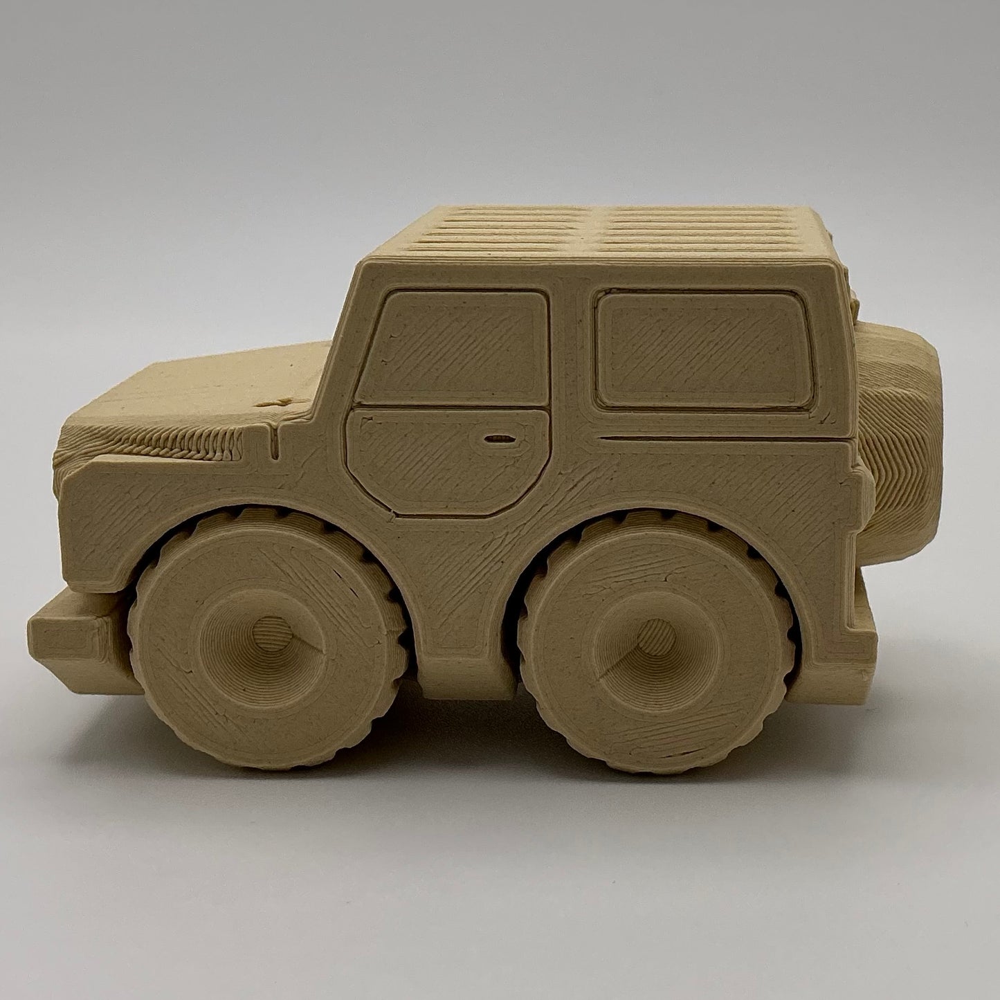 Jeep Hard Top Transport Vehicle Wood PLA