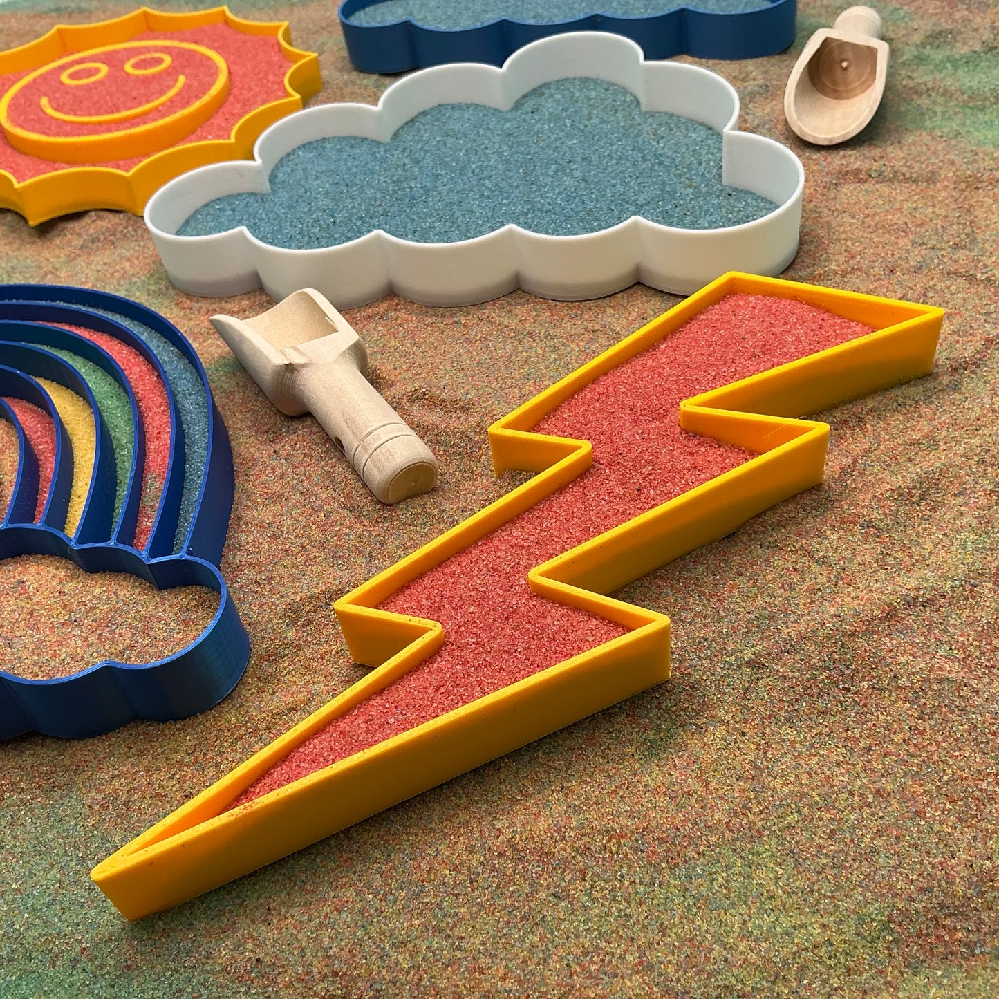 Weather Sand Sensory Filling Trays