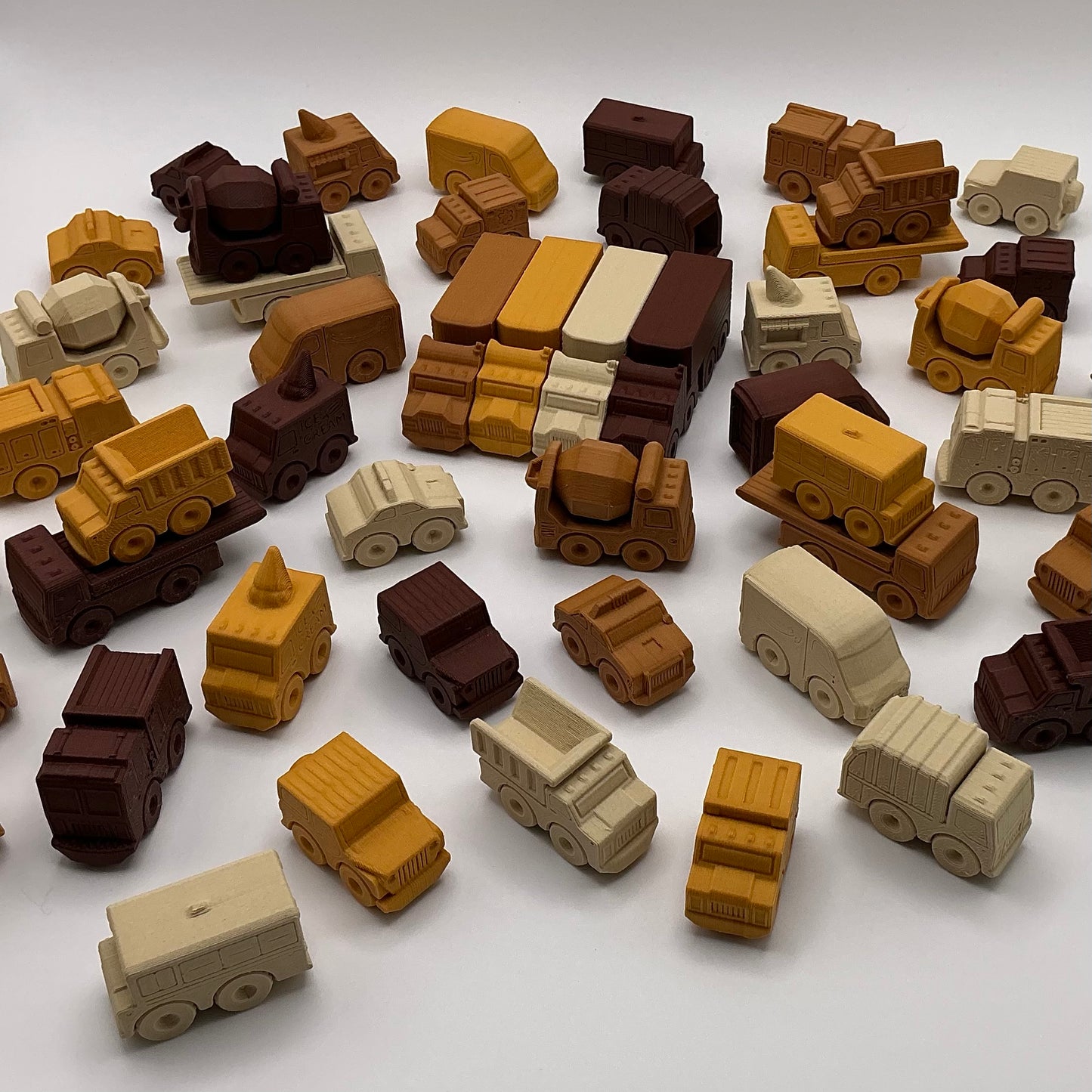 Dump Truck Mini Transport Vehicle Wood PLA