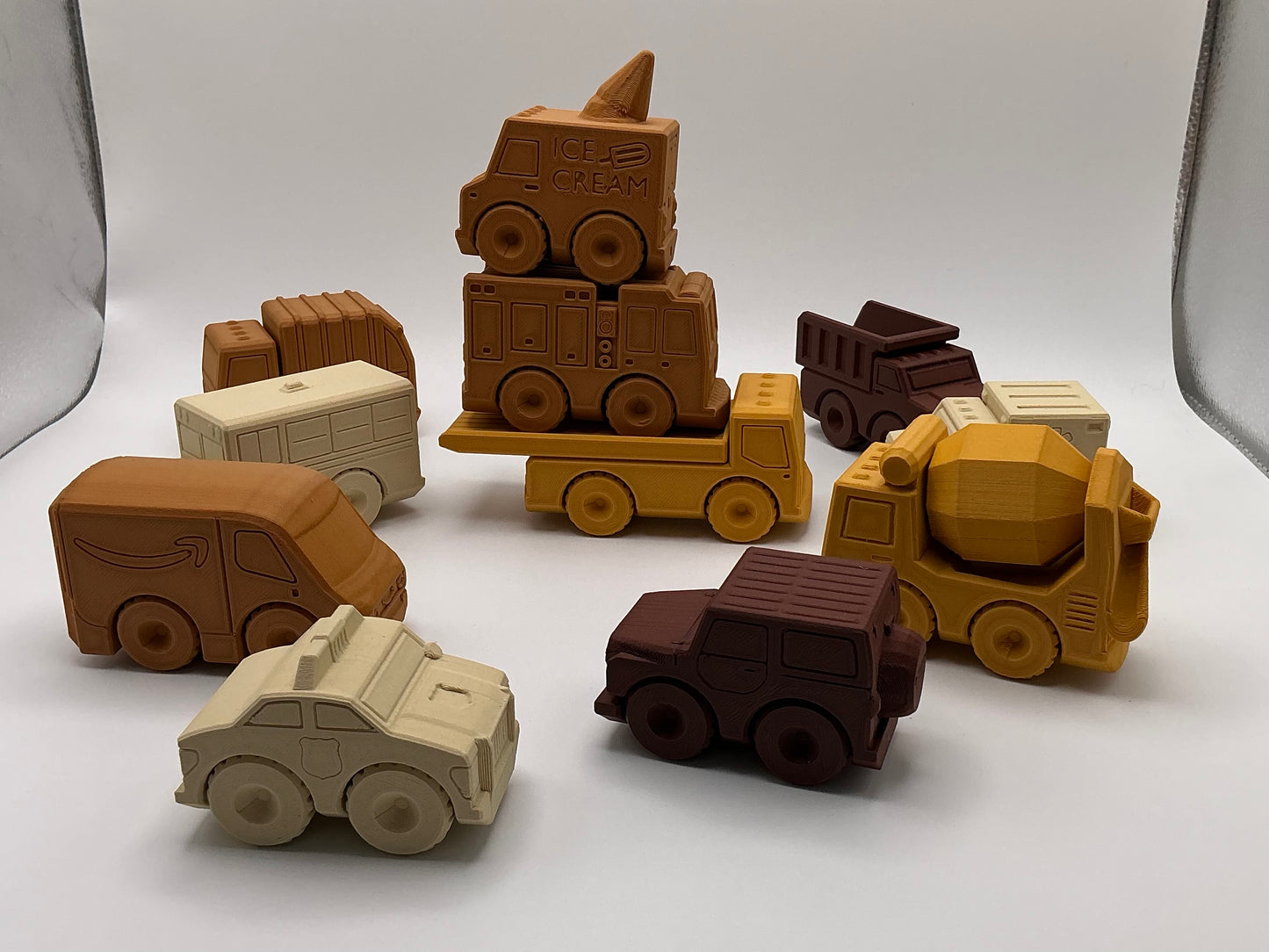 School Bus Transport Vehicle - Wood PLA