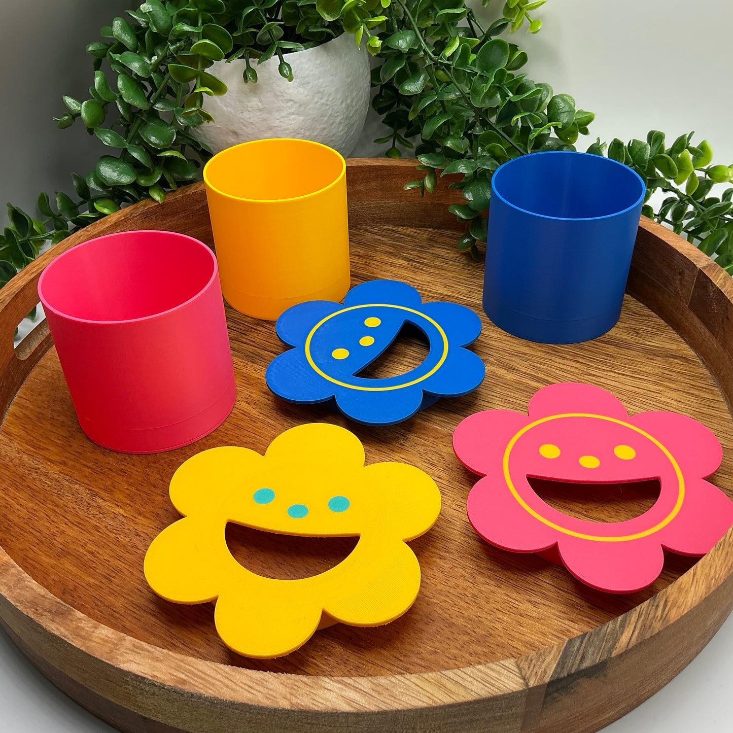 Flower Pot Sand Water Filling Pot - colour option
