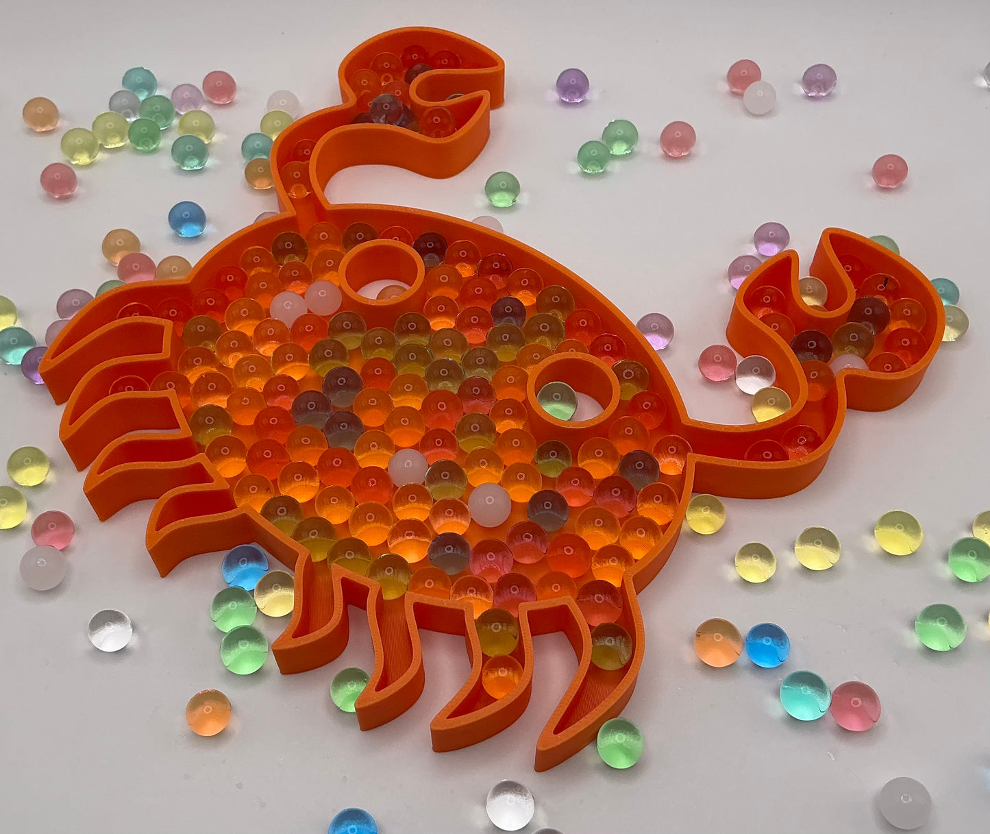 Large Sensory Filling Tray: Crab