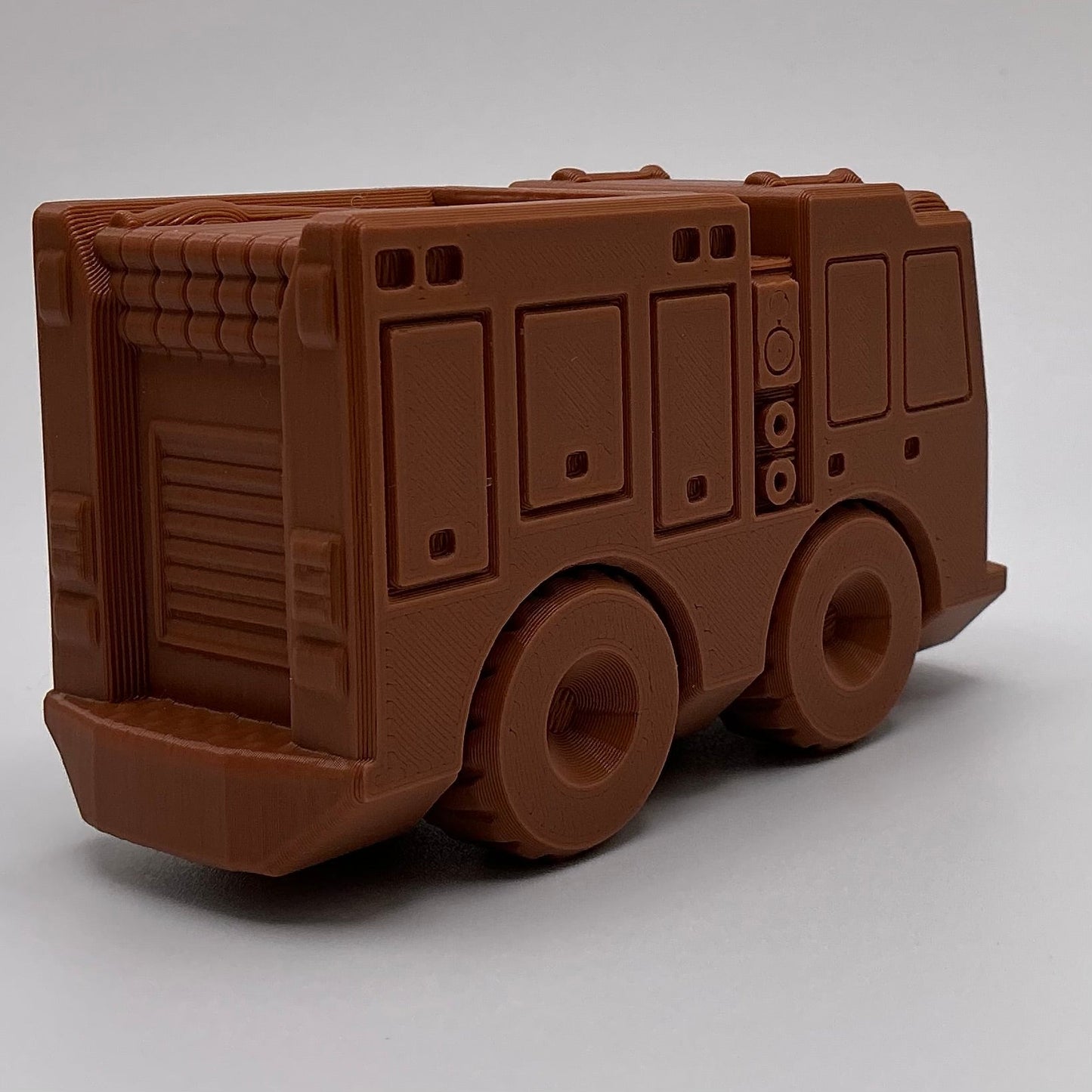 3D Printed Fire Engine Toy Fire Truck Transport Vehicle Emergency Rescue Toy Eco Friendly Durable Firefighter Truck