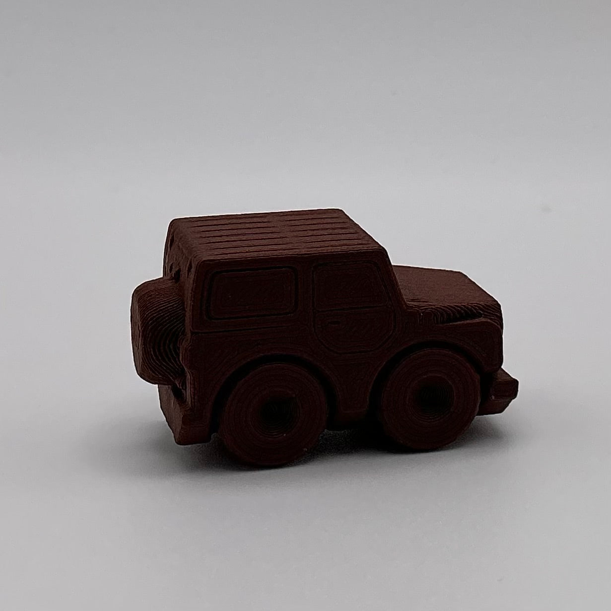 Jeep Hard Top Car Mini Transport Vehicle Wood PLA