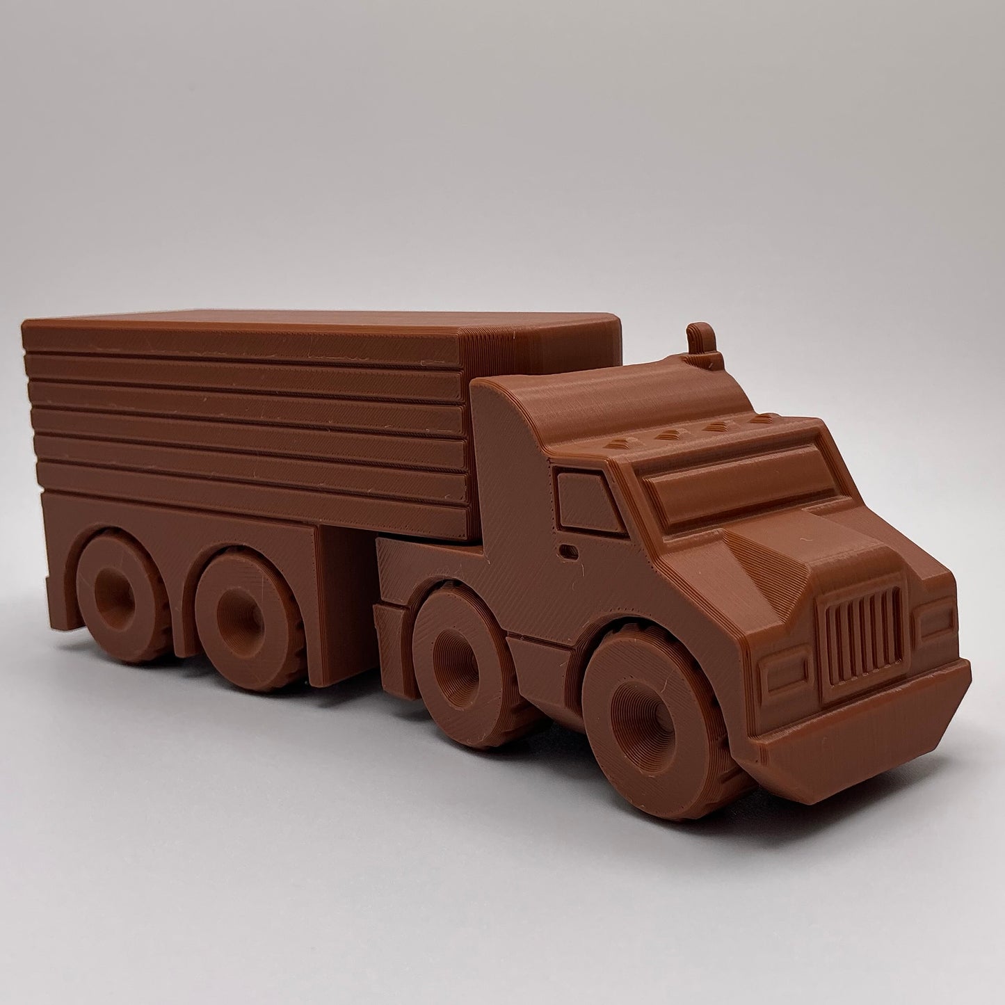 American Semi Truck Transport Vehicle