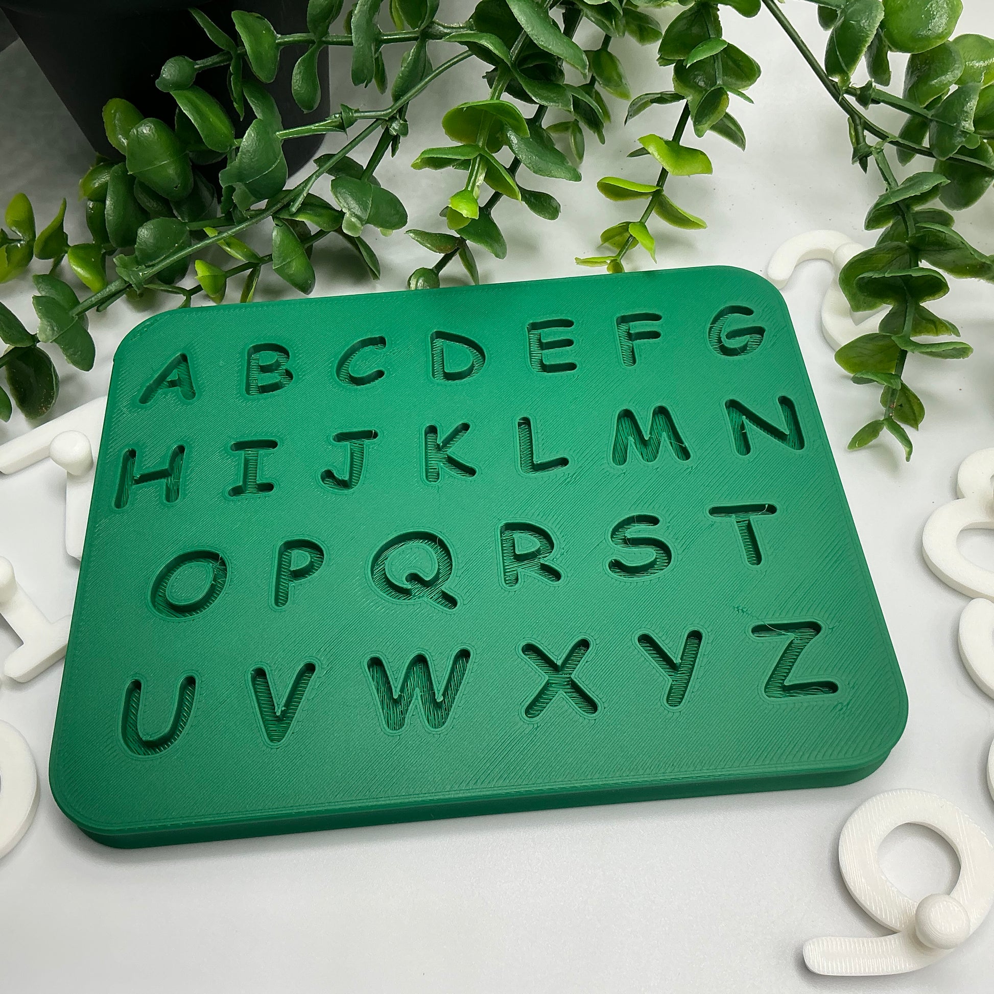 3D Printed Number Puzzle 1-9 Eco Friendly Montessori Toy Double Sided Alphabet J - View 9