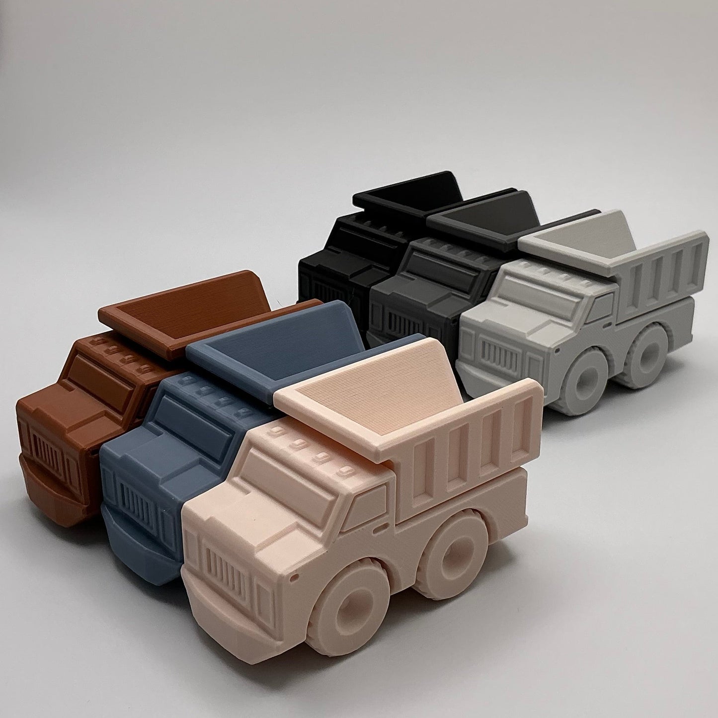 3D Printed Articulated Dump Truck Toy Construction Vehicle Durable Eco Friendly Hauler Work Truck