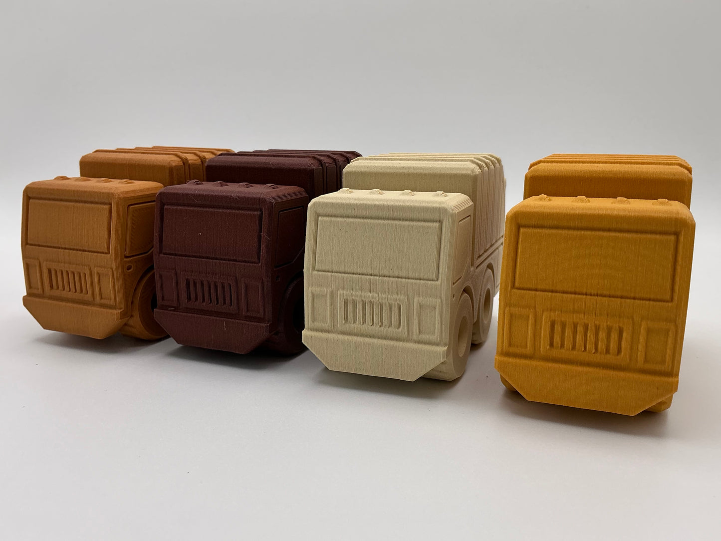 Garbage Truck Transport Vehicle - Wood PLA