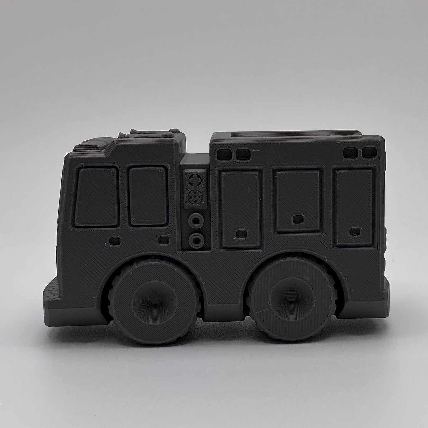 3D Printed Fire Engine Toy Fire Truck Transport Vehicle Emergency Rescue Toy Eco Friendly Durable Firefighter Truck