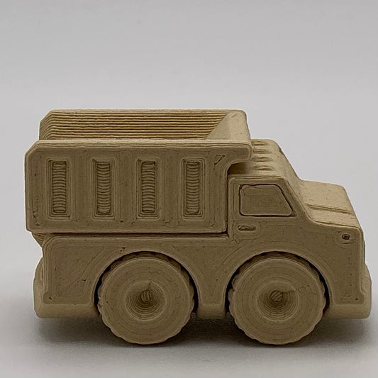 Dump Truck Mini Transport Vehicle Wood PLA