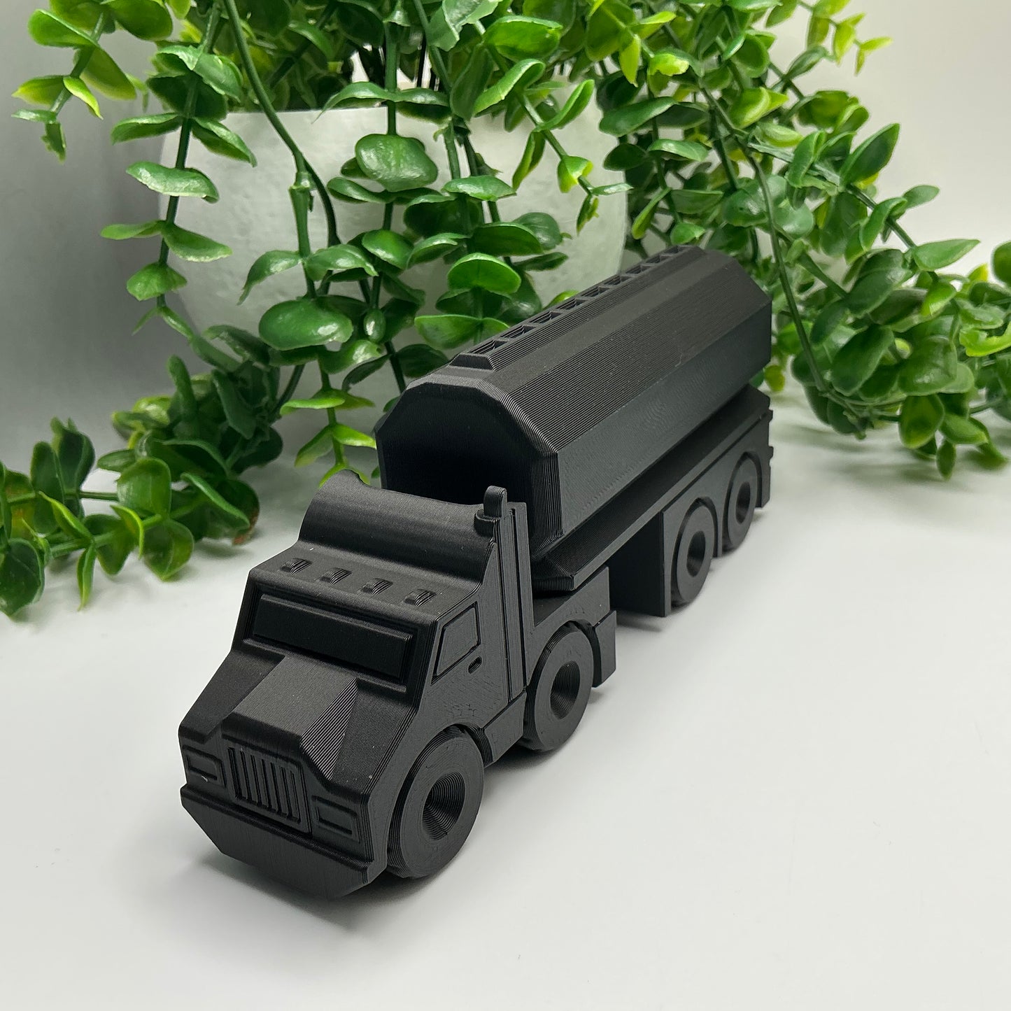 Large Tanker Fuel Truck Vehicle Fuel Transporter, & Durable - alternative view