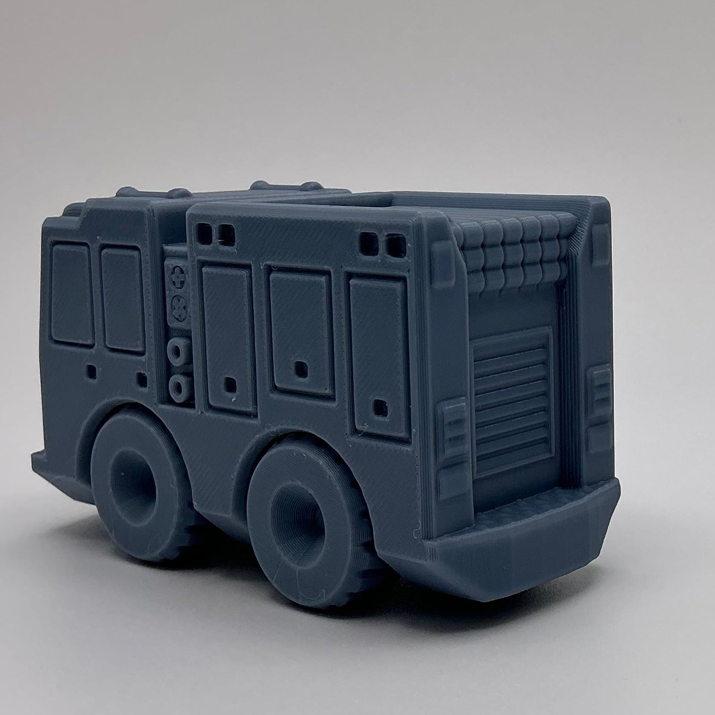 3D Printed Fire Engine Toy Fire Truck Transport Vehicle Emergency Rescue Toy Eco Friendly Durable Firefighter Truck