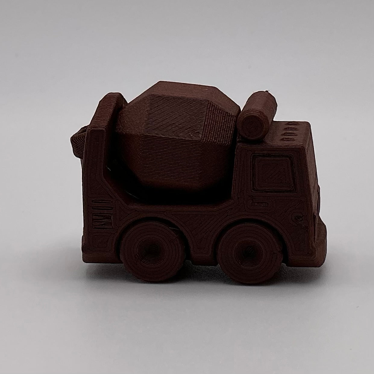 Concrete Mixer Truck Mini Transport Vehicle Wood PLA