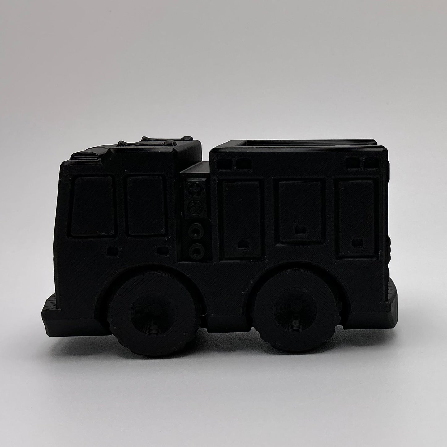 3D Printed Fire Engine Toy Fire Truck Transport Vehicle Emergency Rescue Toy Eco Friendly Durable Firefighter Truck